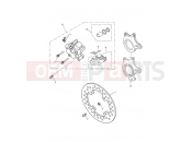 TRIUMPH SPRINT ST 208167 > Rear Brake Caliper & Disc