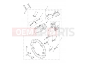Triumph 2020 ROCKET 3 GT Rear Brake Caliper & Disc