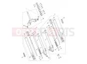 TRIUMPH ROCKET 3 R Front Forks & Lower Yoke
