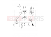 Triumph 2008 ROCKET III, CLASSIC & ROADSTER Ignition Switch & Lock Set 343680