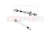 Triumph 2009 ROCKET III, CLASSIC & ROADSTER Transmission Damper, Drive Shaft