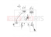 Triumph 2009 ROCKET III, CLASSIC & ROADSTER Ignition Switch & Lock Set 343681