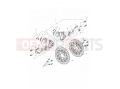 Triumph 2012 THUNDERBIRD STORM Front Brake Caliper & Discs