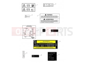 Warning Labels - Triumph BONNEVILLE T100 EFI 2012