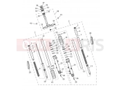 TRIUMPH BONNEVILLE T100 Front Forks & Lower Yoke