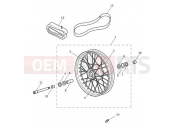 TRIUMPH BONNEVILLE T100 Front Wheel