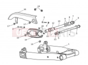 TRIUMPH BONNEVILLE T100 Swingarm Assembly