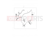 TRIUMPH BONNEVILLE T100 Windshield Touring Kit