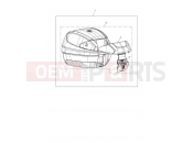 Triumph 2019 BONNEVILLE T100 Top Box Kit