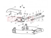Swingarm Assembly - Triumph BONNEVILLE T100 BLACK 2017
