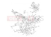 Main Frame Assembly - Triumph BONNEVILLE T100 BLACK 2017