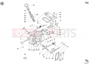 DUCATI Monster 800 HORIZONTAL CYLINDER HEAD » VALVE DRIVE