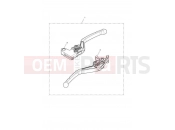 Triumph 2017 STREET SCRAMBLER Lever Kit, Adj, Long