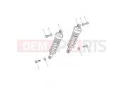 Triumph 2021 STREET SCRAMBLER Rear Suspension Unit