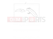 Triumph 2021 STREET SCRAMBLER High Mudguard Kit, Painted