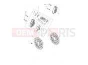 Triumph 2019 SCRAMBLER 1200 XE Front Brake Caliper & Discs