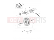 Rear Wheel & Final Drive - Triumph Tiger 800 > 674841 TIGER 800 2014
