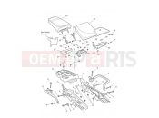 Rear Bodywork & Seat - Triumph Tiger 800 > 674841 TIGER 800 2013