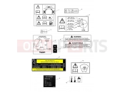 Warning Labels - Triumph Tiger 800 674842 > TIGER XC 2017