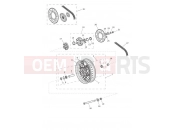 Rear Wheel & Final Drive - Triumph Tiger 800 674842 > TIGER XC 2017