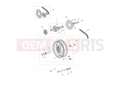 Rear Wheel & Final Drive - Triumph Tiger 800 674842 > TIGER XRT 2017
