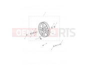Front Wheel - Triumph Tiger 800 674842 > TIGER XRT 2017