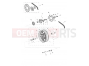 TRIUMPH TIGER 800 XCA 855532 > Rear Wheel & Final Drive