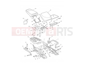 Rear Bodywork & Seat - Triumph TIGER 800 XRT 855532 > 2019