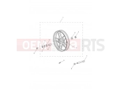 Front Wheel - Triumph TIGER 800 XRT 855532 > 2019