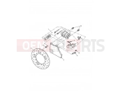 Triumph 2003 SPEEDMASTER CARBS Rear Brake Caliper & Disc