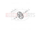 Triumph 2010 SPEEDMASTER EFI Front Wheel 469051