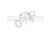 Triumph 2010 SPEEDMASTER EFI Rear Brake Caliper & Disc