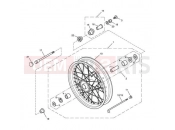 Triumph 2007 SCRAMBLER EFI Front Wheel