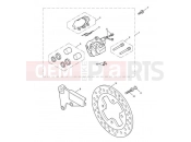 Triumph 2012 SCRAMBLER EFI Rear Brake Caliper & Disc