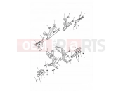 Triumph 2002 TT600 Footrests & Mountings