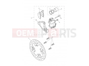 Rear Brake Caliper & Disc - Triumph BONNEVILLE BOBBER 2021