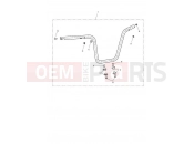 Handlebar, High, Chrome - Triumph BONNEVILLE BOBBER 2021