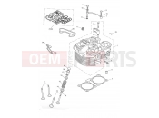 Triumph 2007 THRUXTON 900 CARBS Cylinder Head & Valves