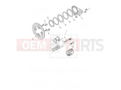 TRIUMPH SPEED TRIPLE 1200 RS Rear Brake Caliper & Disc