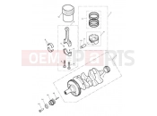 Triumph 2013 STREET TRIPLE 560477 > Crankshaft, Connecting Rods...