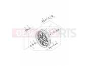 Triumph 2006 AMERICA CARBS Front Wheel 281465-F2