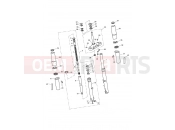 Triumph 2010 AMERICA EFI Front Forks & Lower Yoke 468391
