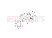 Triumph 2010 AMERICA EFI Rear Brake Caliper & Disc