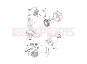Triumph 2011 AMERICA EFI Alternator & Starter Motor