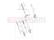 Triumph 2021 Tiger 850 Sport Front Forks & Yokes