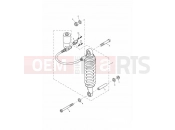 Rear Suspension Unit - Triumph TIGER 885i 71699 > 124105 2000