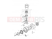Crankshaft,ConnectingRods Piston - Triumph TIGER 885i 71699 > 124105 2000