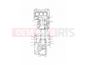 Crankcase Fixings - Triumph TIGER 885i 71699 > 124105 2000