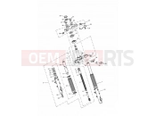 Front Forks & Yokes - Triumph TIGER 885i 71699 > 124105 2000