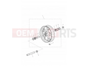 Triumph 2007 Tiger 1050 Front Wheel